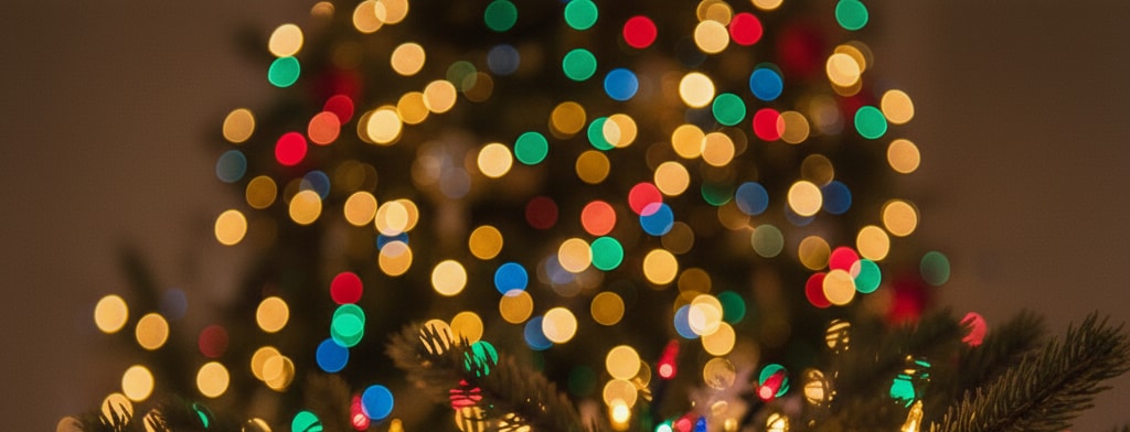 bokeh christmas lights Richmond