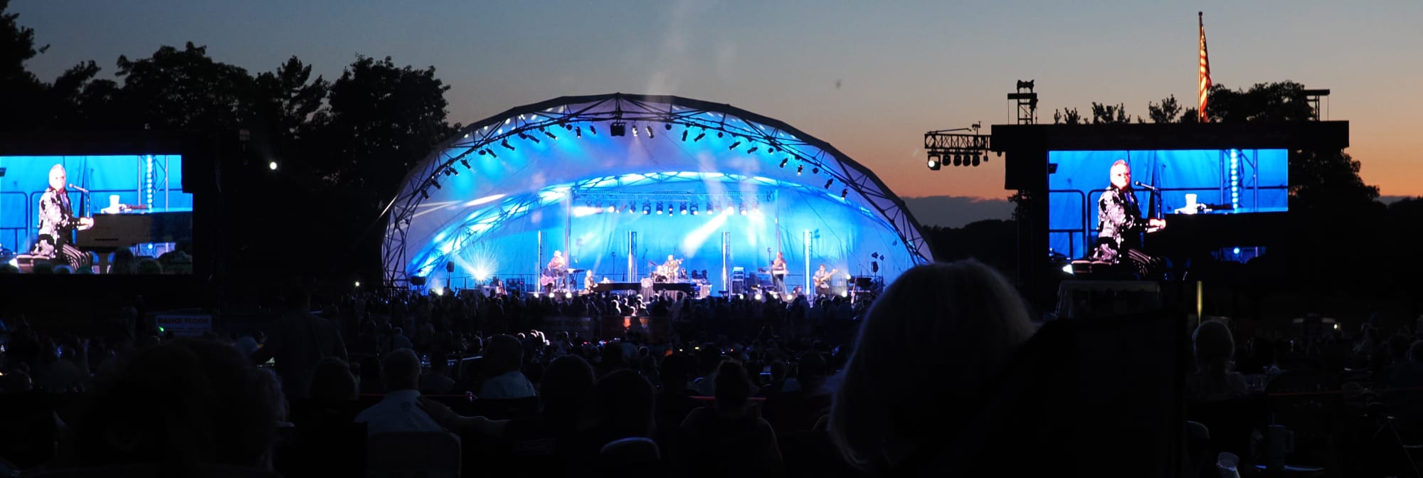 outdoor concert venue at sunset Richmond